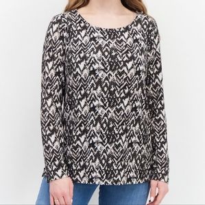 Mario Serrani Long sleeve top crew neck in medium